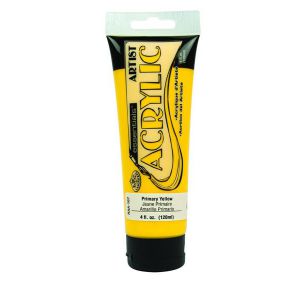 Farba akrylowa R&L 120ml, Żółta/Primary Yellow